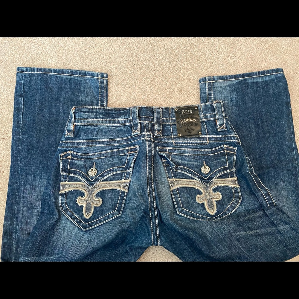 Men’s 32 Rock Revival jeans, length 30
